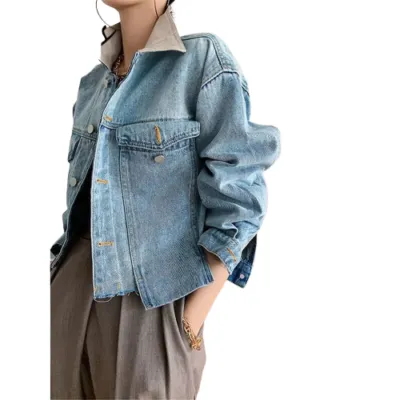 veste-femme-militaire-bleu-775 Jachetă militară albastră pentru femei