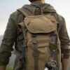 Breloc cu carabinieră și cablu retractabil, verde militar Breloc cu carabinieră și cablu retractabil, verde militar